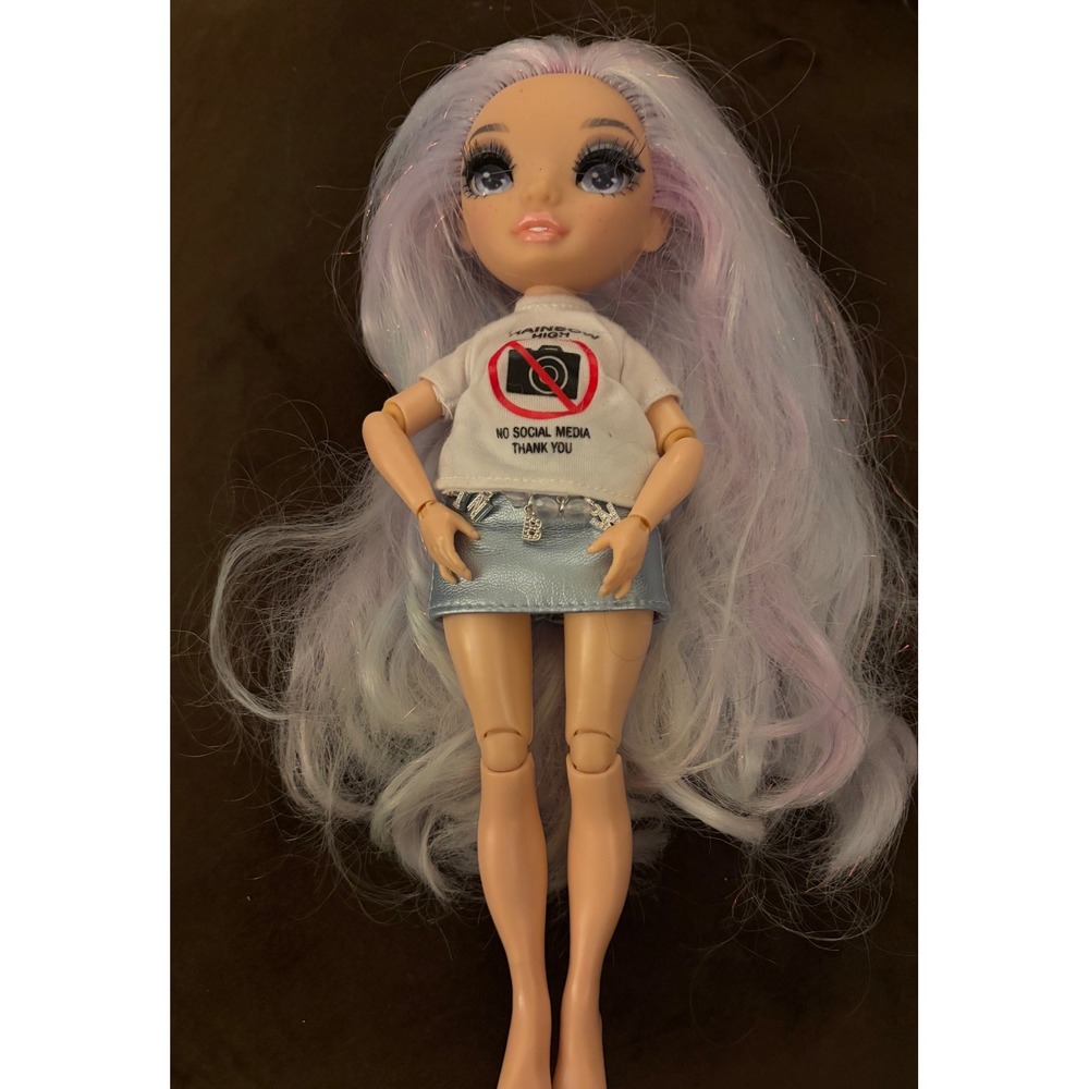 Rainbow‎ High Margot De Perla Doll Pacific Coast High White Purple Hair RH1